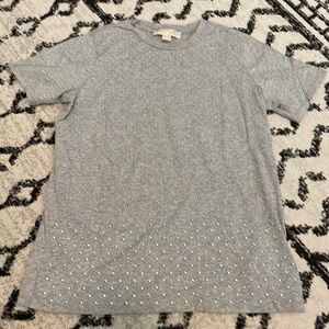 Studded Michael Kors T-shirt (grey) XS